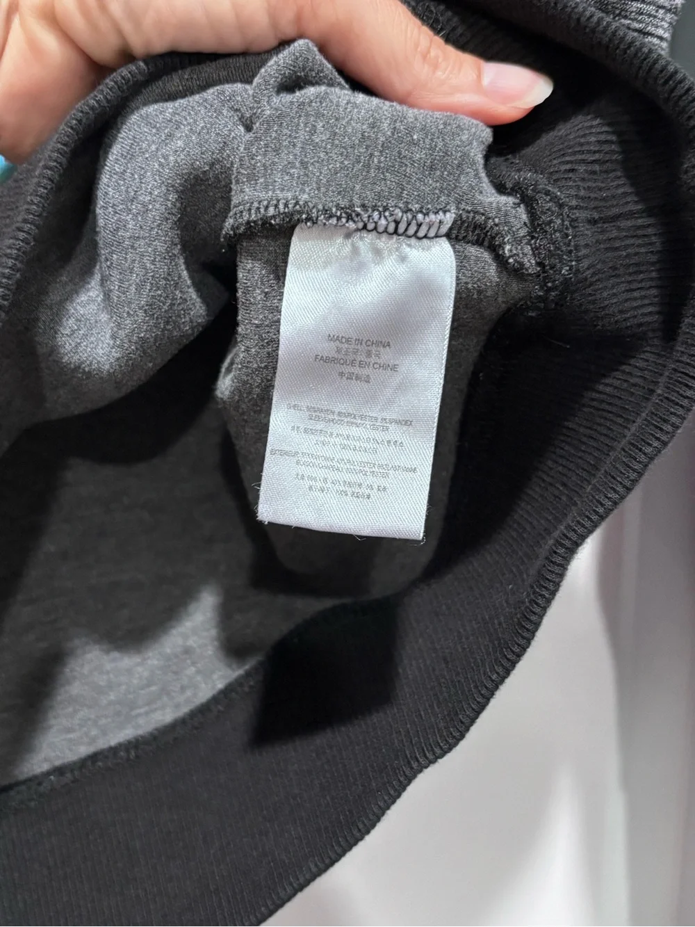Hooey Gray Pullover Hoodie with Colorful Aztec Sleeves
